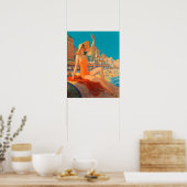 Poster Pennsylvania Railroad - Atlantic City, 1935 (Cuisine)