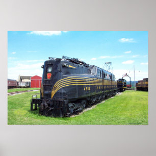 Poster Pennsylvania Railroad Locomotive GG-1 #4800