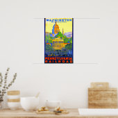 Poster Pennsylvania Railroad to Washington D.C. (Cuisine)