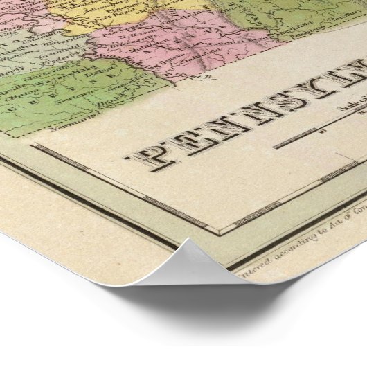 Poster Pennsylvanie 11 (Coin)