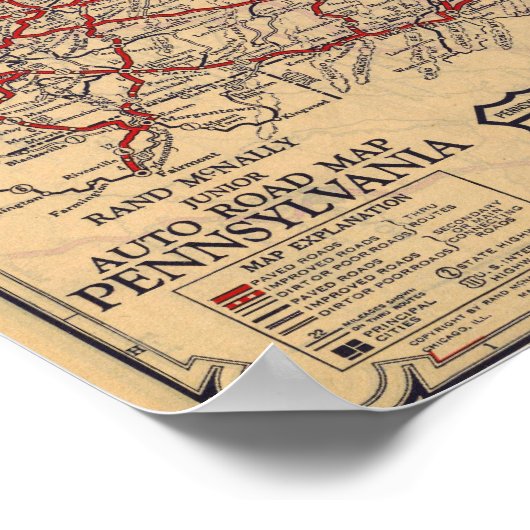 Poster Pennsylvanie 5 (Coin)