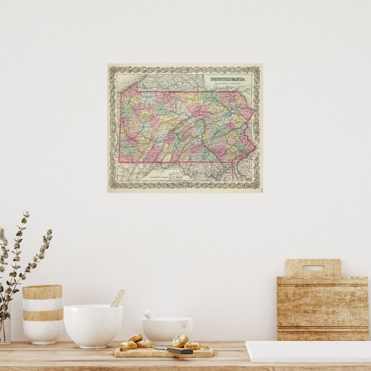 Poster Pennsylvanie 6 (Cuisine)