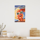 Poster Pennsylvanie ATLANTIC CITY Railroad Old Travel (Cuisine)