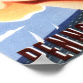 Poster Pennsylvanie ATLANTIC CITY Railroad Old Travel (Coin)