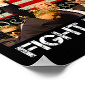 Poster Pennsylvanie Trump 2024 Lutte ! (Coin)