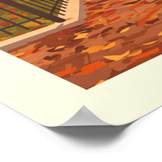 Poster Pennsylvanie vintage (Coin)