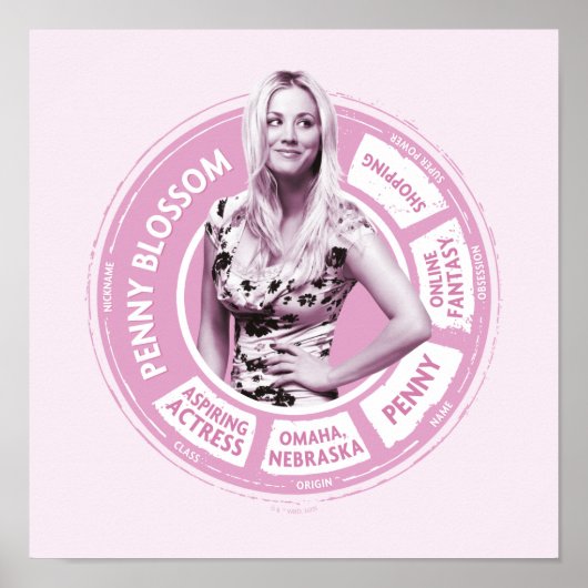 Poster Penny Blossom Info Graphique (Devant)