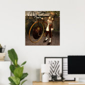 Poster Penny Farthing Steampunk Imprimer (Bureau à domicile)