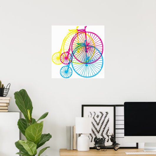 Poster Penny Farthings CMYK (Bureau à domicile)