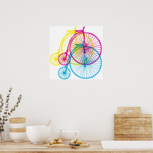 Poster Penny Farthings CMYK (Cuisine)