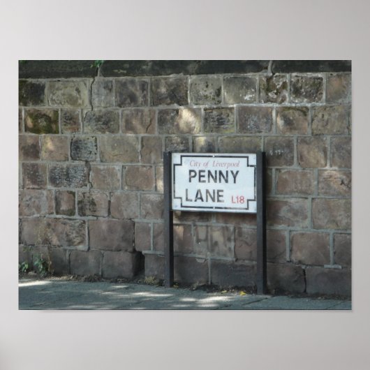 Poster - Penny Lane (Devant)