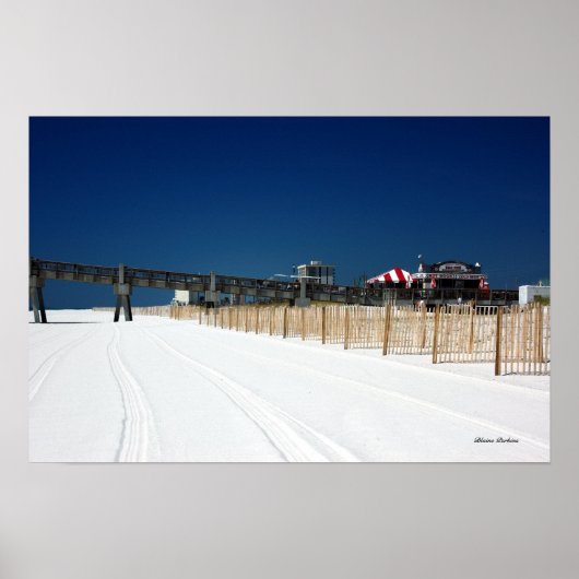 Poster Pensacola Beach, Blaine Perkins (Devant)