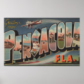 Poster Pensacola, Floride (Avions) (Devant)