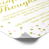 Poster Pensées de couches modifiables Signale, couche tar (Coin)