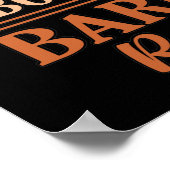 Poster Penser à Barrel Racer Cheval Racer Chevaux Ra (Coin)