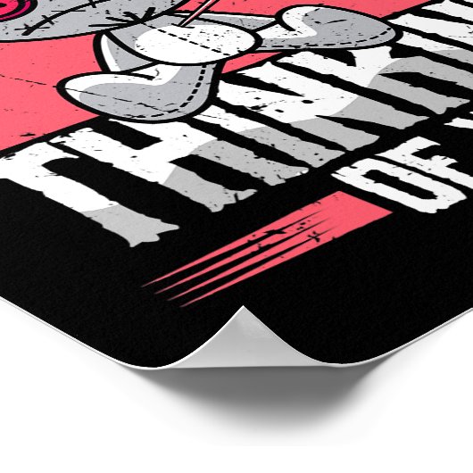 Poster Penser À Vous Poupées Voodoo Mignonne Et Déplaisan (Coin)