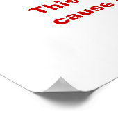 Poster PENSER la santé et la sécurité - Crazy Lieu de tra (Coin)