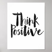 Poster Penser positif (Devant)
