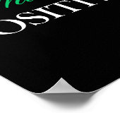 Poster Penser positif (Coin)