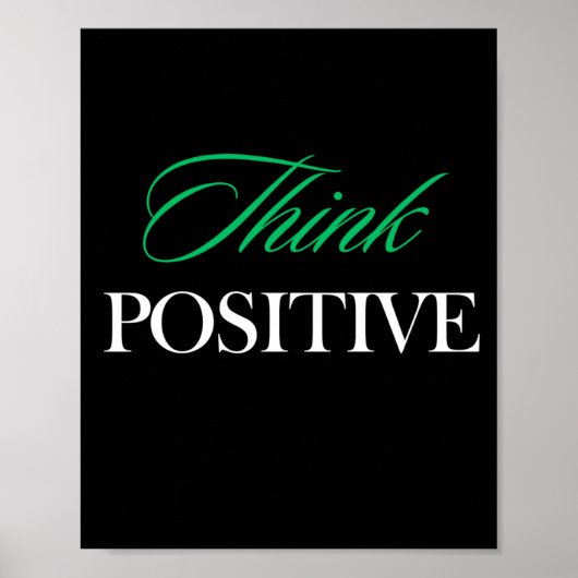 Poster Penser positif (Devant)