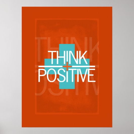 Poster Penser positif (Devant)