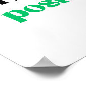 Poster Penser positif (Coin)