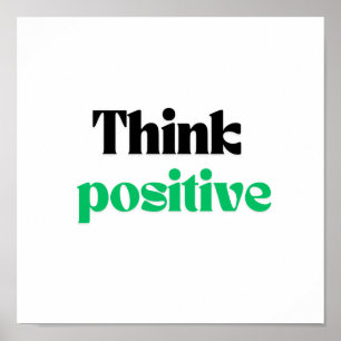 Poster Penser positif