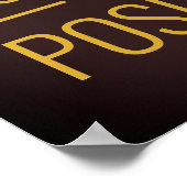Poster Penser positif (Coin)