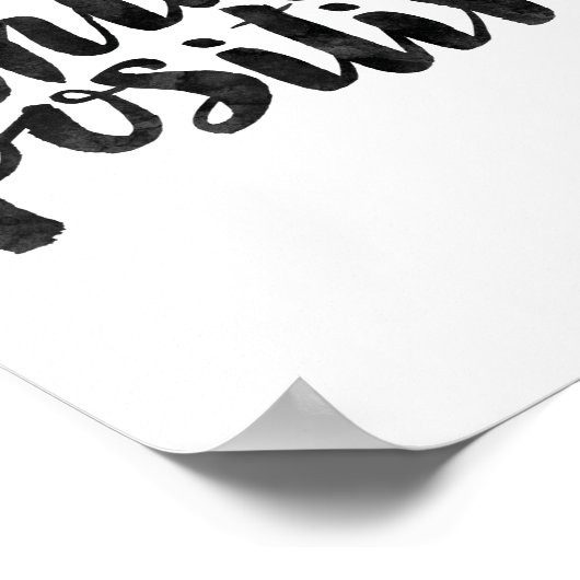 Poster Penser positif (Coin)