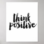 Poster Penser positif (Devant)