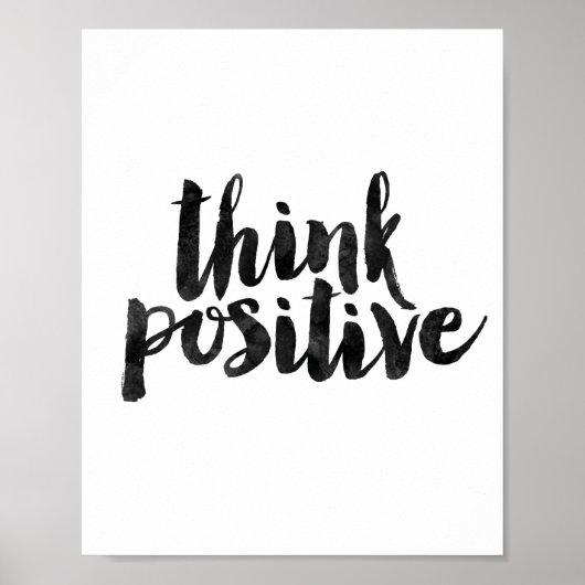 Poster Penser positif (Devant)