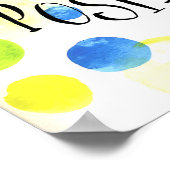Poster Penser positif (Coin)