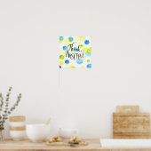 Poster Penser positif (Cuisine)