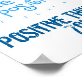 Poster Penser Positive Abee Positive Mignonne Abee (Coin)