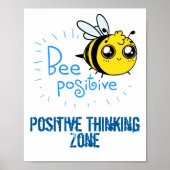 Poster Penser Positive Abee Positive Mignonne Abee (Devant)