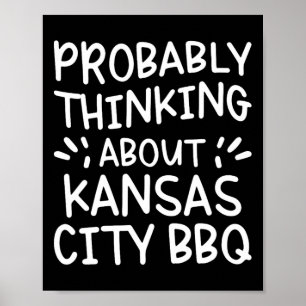 Poster Penser Probainement À Kansas City Bbq
