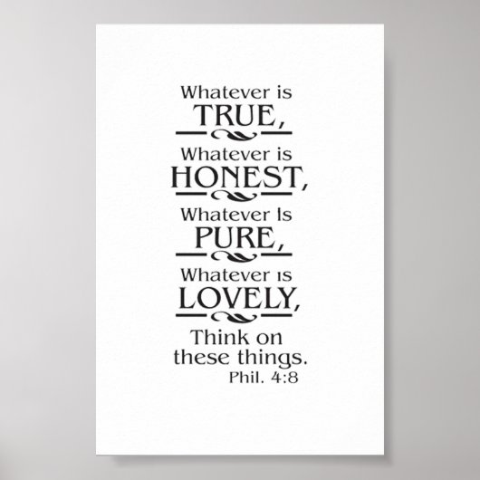 Poster Pensez à ces choses  (Devant)