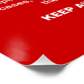 Poster Pensez à la santé et à la sécurité Ce panneau de p (Coin)