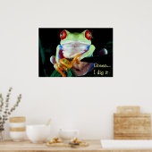 Poster Pensez à l'affiche verte (Cuisine)