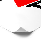 Poster Pensez À L'Extérieur De La Boîte Avec Triangle (Coin)