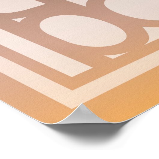 Poster Pensez à l'extérieur de la conception de devis de  (Coin)