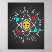 Poster Pensez À Un Proton Et Restez En Classe Positive (Devant)