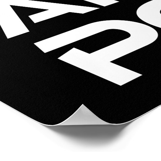 Poster Pensez À Un Proton Et Restez Positif (Coin)