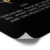 Poster Pensez à une citation Inspirante (Coin)