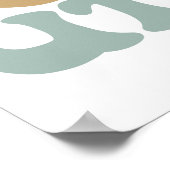 Poster Pensez à votre propre utérus féministe (Coin)