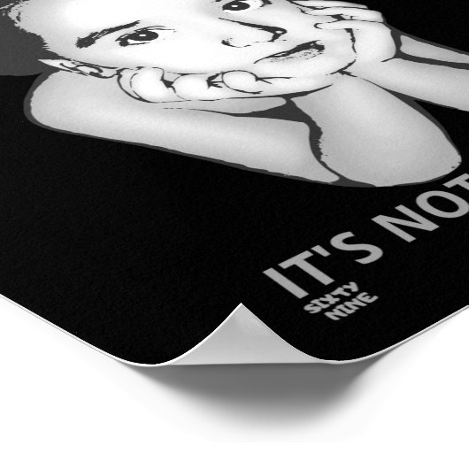 POSTER "PENSEZ, CE N'EST PAS ILLÉGAL (ENCORE)" (Coin)