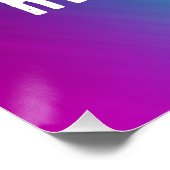 Poster Pensez en dehors du prisme rectangulaire (Coin)