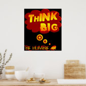 Poster Pensez grand (Cuisine)