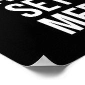 Poster Pensez grand, ne vous réglez pas pour la médiocrit (Coin)