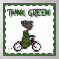 PENSEZ Green-POSTER